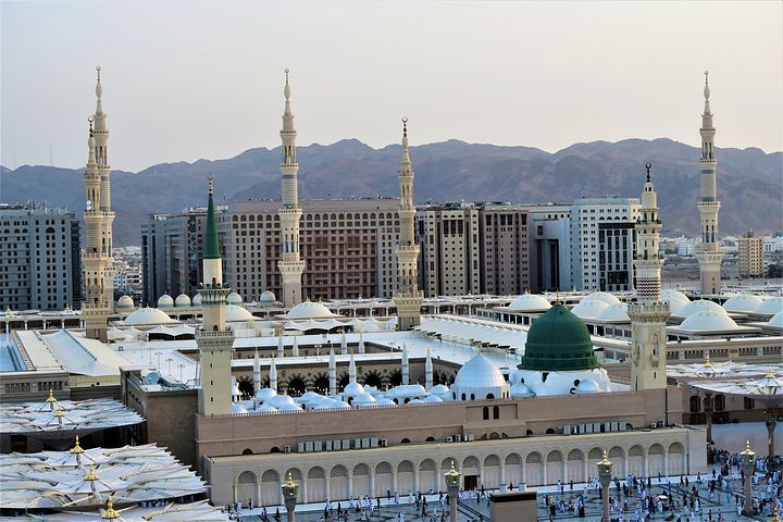 Ilustrasi masjid sebagai favorit umat islam/sumber: pixabay.com