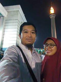 Itikaf di Masjid Agung Surabaya | dokpri