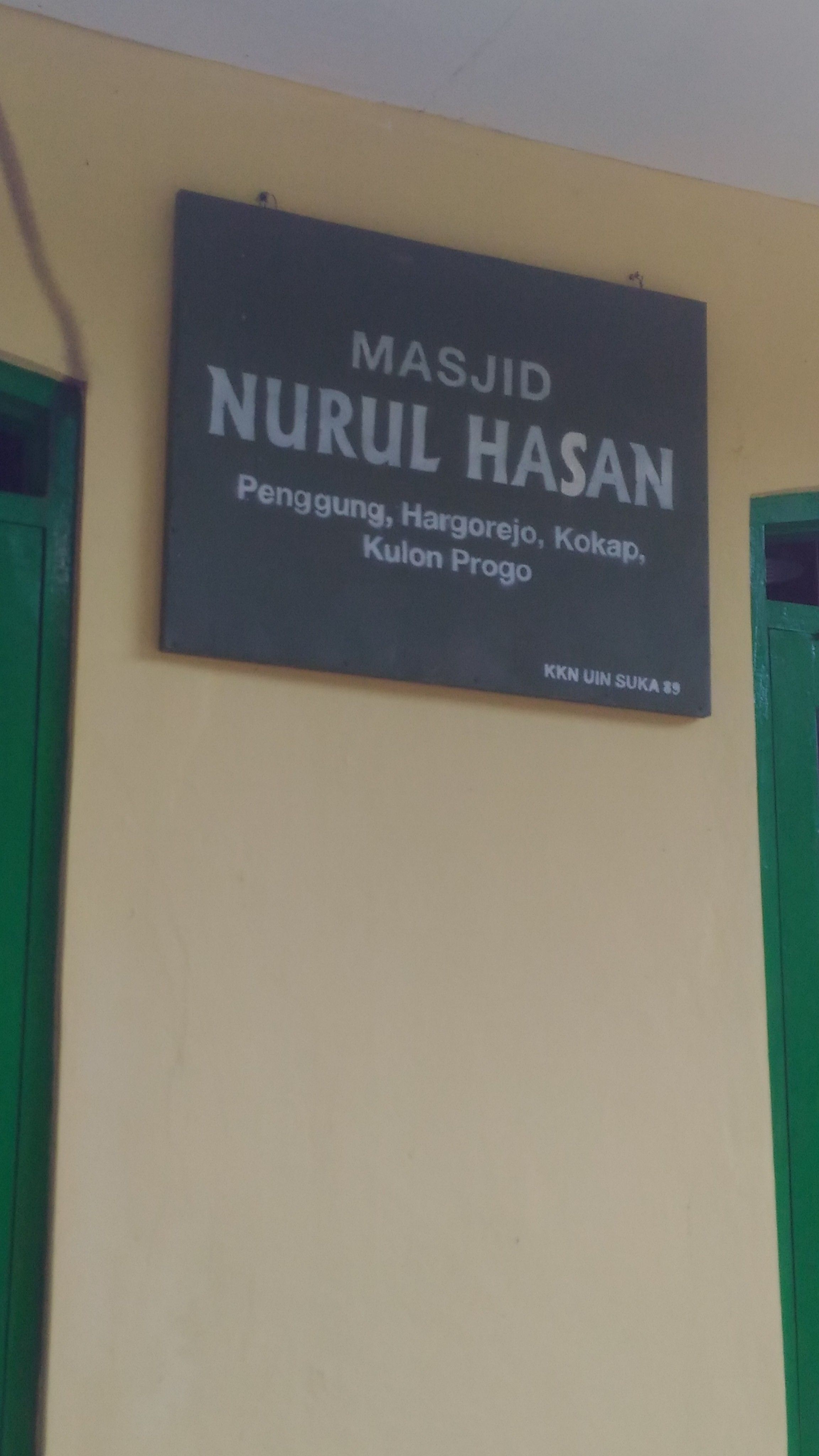 Dok. pribadi - Masjid Nurul Hasan