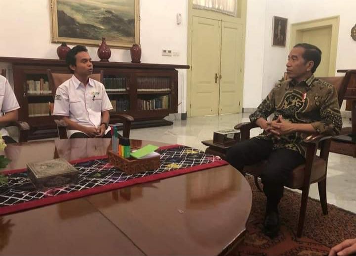 Dok. Hermansyah Bersama Jokowi di istana Bogor