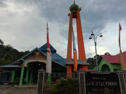 Masjid Jamiatul Khair, Taba Penanjung Kabupaten Bengkulu Tengah. Dok. Ozy V. Alandika