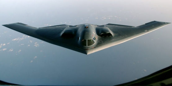 Pesawat Pembom B-2 Spirit dalam sebuah misi. Sumber gambar: REUTERS/businessinsider.com