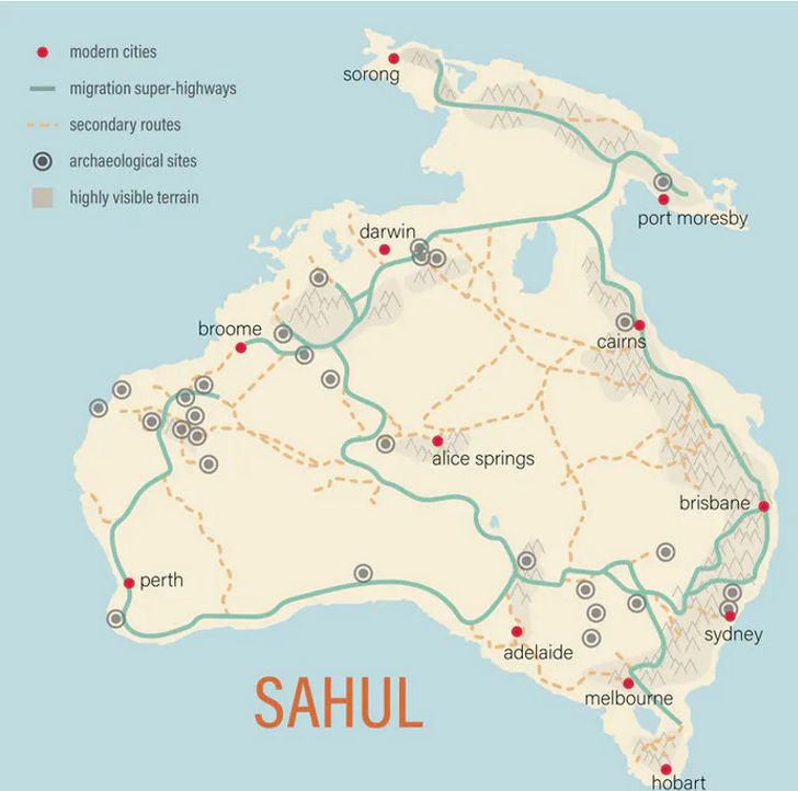 Nenek moyang ornag Papua dan Aboorigin mencapai mega continent Sahul sekitar 60.000 tahun lalu. Photo: Flinders University