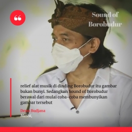 Dewa Budjana mengartikan Sound of Borobudur I Sumber Foto : Youtube Ganjar Pranowo