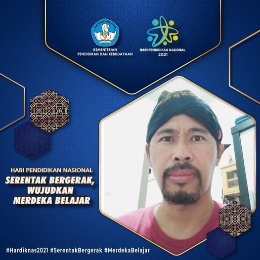 memperingati Hari Pendidikan Nasional (dokumen pribadi )