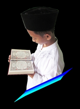 Ilustrasi anak membaca Al-Qur'an. Sumber: Bayu Zulkarnain on Pixabay.com