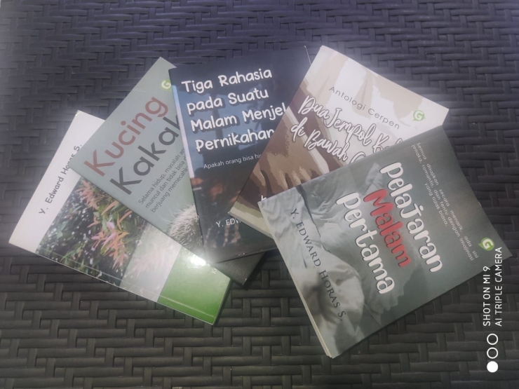 Lima buku kumpulan cerpen penulis yang telah diterbitkan, sumber: dokpri
