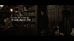 gambar hasil screenshoot. menerangkan bahwa film ini diinspirasi oleh cerita pendek Edgar Allan Poe (dokpri)