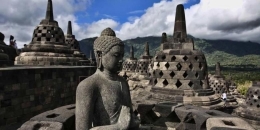 Candi borobudur. (Foto: KOMPAS IMAGES/FIKRIA HIDAYAT)