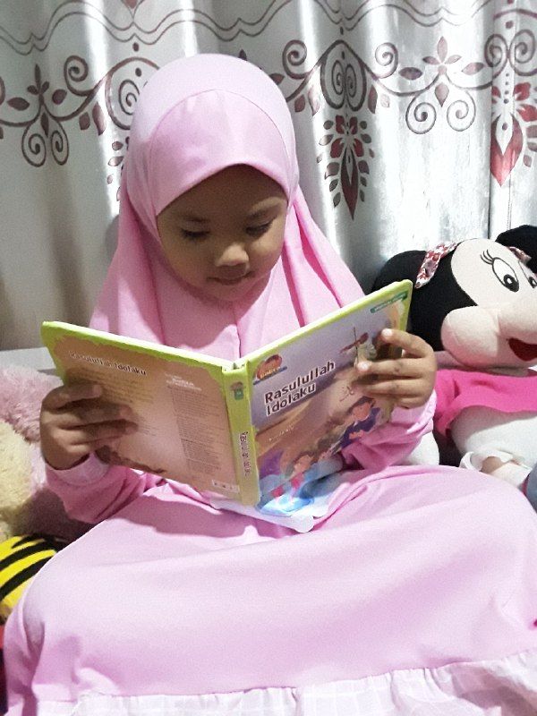 Menambah literasi anak tentang nabi muhammad SAW (dokpri )