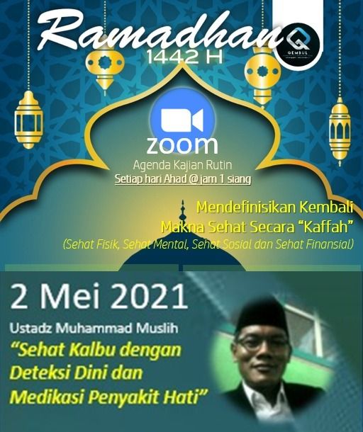 Leaflet Kajian Ramadhan Minggu Keempat (Foto : Dokumentasi pribadi)