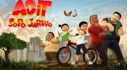 Serial animasi Adit Sopo Jarwo | Dok. MD Animation