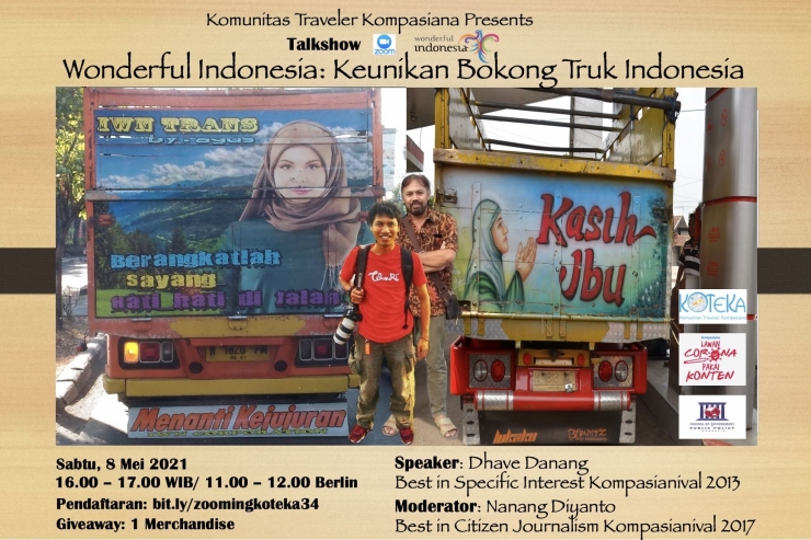 Keunikan bokong truk Indonesia (dok.Koteka)