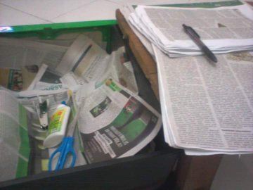 Koleksi kliping koran. (Foto : Elvidayanty)