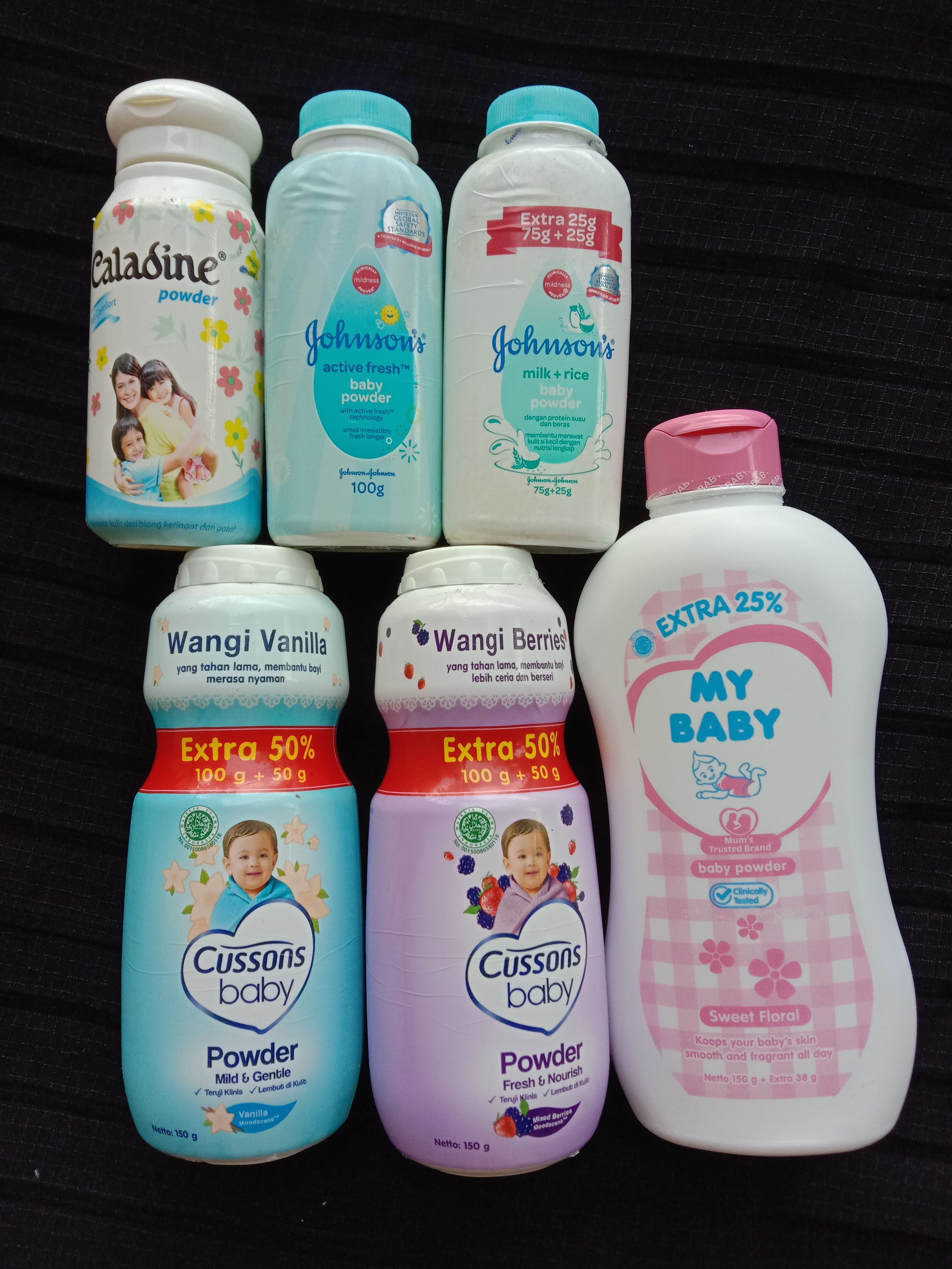 Botol bekas bedak si bungsu yang tersisa (dokpri)