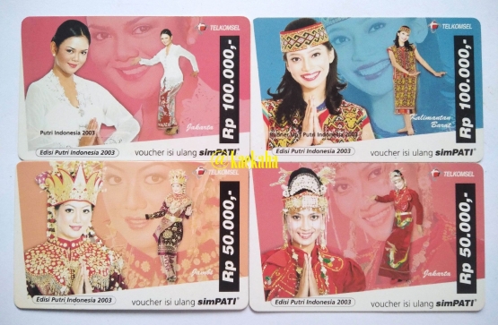 Voucher TSel Edisi Putri Iindonesia 2003 | @kaekaha