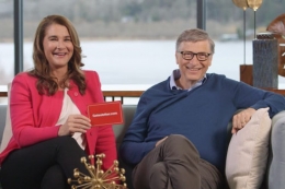 Bill Gates dan Melinda (Kompas)