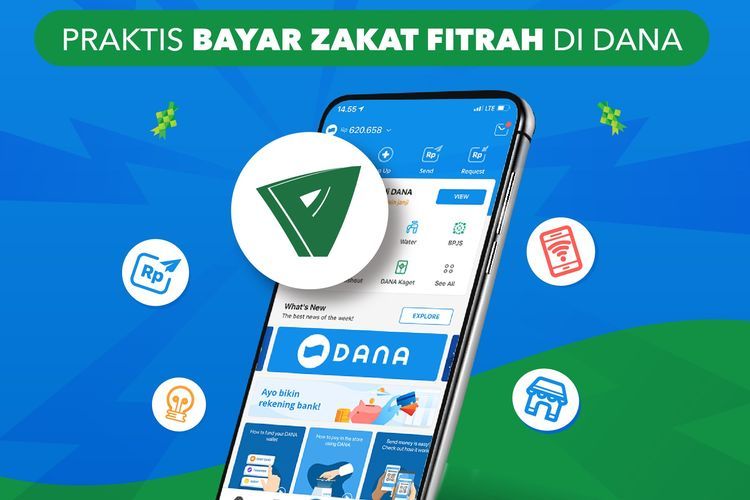 Ilustrasi gambar bayar zakat secara online | Dokumen via Kompas.com