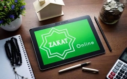 Zakat online (foto dari muslim.okezone.com)
