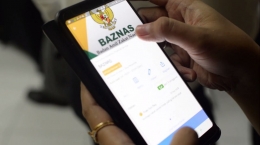 Baznas, salah satu lembaga zakat yang menyediakan platform zakat secara digital/online. Sumber foto : Dokumentasi Humas (Baznas)
