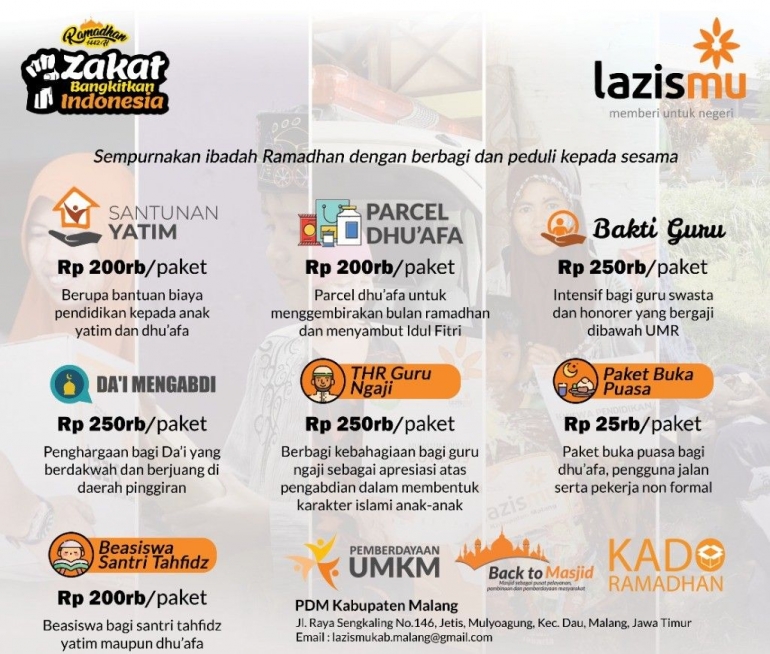 program layanan zakat/infaq berbasis digital di Lazismu (dok/ilustrasi)