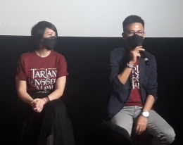 Yongki (kanan) mengawali debutnya dalam film ini (dokpri)