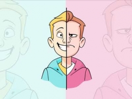 Potret duality personality, ilustrasi orang yang menampilkan kepribadian berbeda/dribbble.com