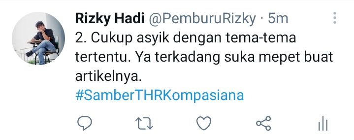 Rizky Hadi on twitter