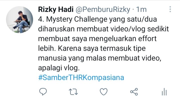 Rizky Hadi on twitter