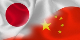 Bendera Negara Jepang dan China (04/04/2018) jpninfo.com