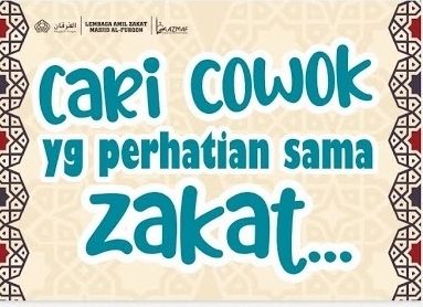 meme yang kita buat yang di share di grup WA RT dan Forum Kepemudaan untuk perduli Zakat.