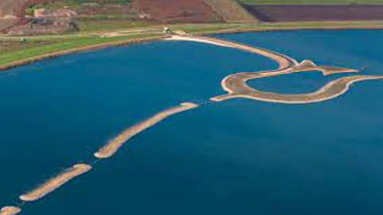 Pulau Tulip dilihat dari udara, berbentuk bunga tulip | Sumber: gastvrijerandmeren.nl
