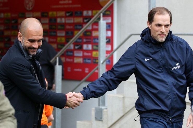 Thomas Tuchel dan Pep Guardiola kini membuka rivalitas baru di Premier League (Foto Getty Images) 