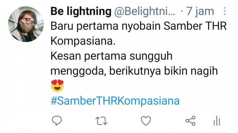 Ikut Samber THR Kompasiana bikin nagih-dokpri