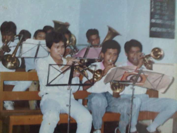 Pelayanan Musik Tiup dalam ibadah di Gereja (Dokpri)