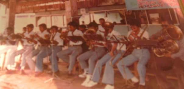 Angkatan Pertama Musik Tiup GBKP dari anak SMA (Dokpri)