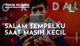Layanan penukaran uang pecahan baru dibuka selama Ramadhan untuk memenuhi kebutuhan Lebaran.(Ilustrasi Diolah kompasiana dari Foto KOMPAS.com/GARRY LOTULUNG)