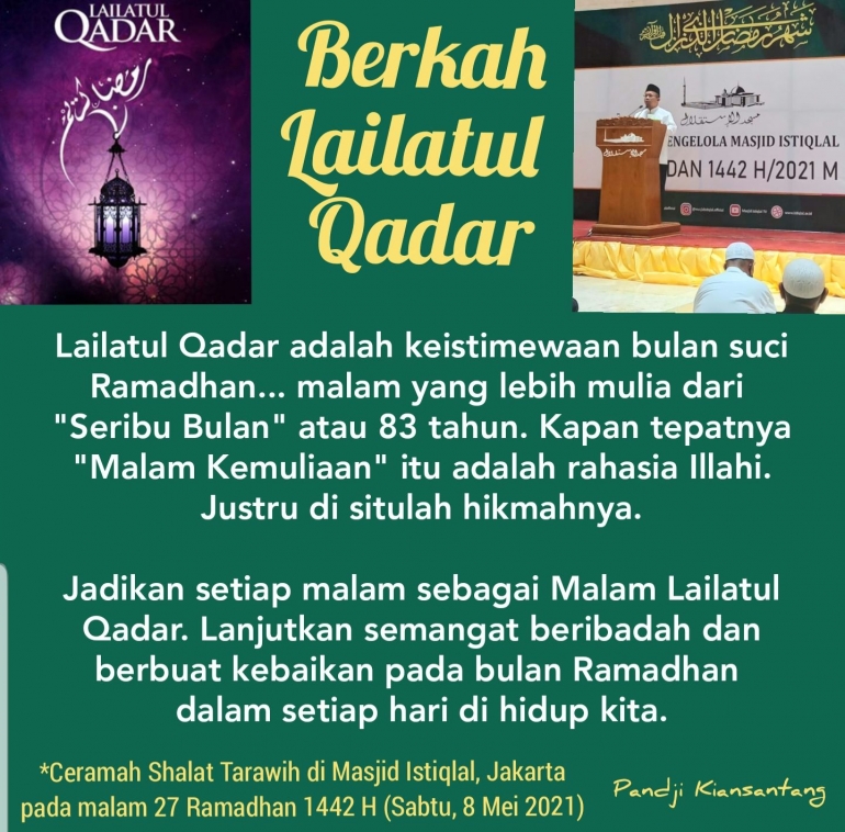 olah pribadi