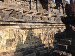 relief di dinding Borobudur: dokpri