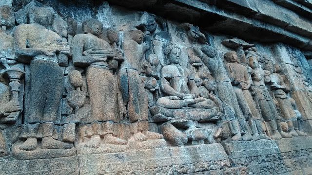Salah satu relief Borobudur | dokpri