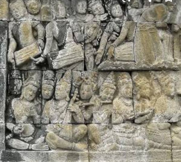 Relief alat musik (dok. Takatu.id)