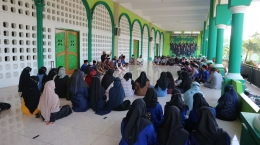Arahan Panitia kepada para remaja masjid sebelum kegiatan di mulai./Dokpri