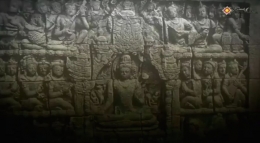 Relief di Candi Borobudur menampilkan kegiatan bermusik masa lampau | screenshot www.youtube.com/watch?v=0BFIV5yLQS8