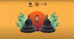 Tangkapan layar backdrop acara seminar online sound of borobudur | Dok. Sound of Borobudur