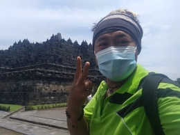 Saya di Borobudur (Dok.Pribadi) 