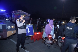 Kapolresta Tangerang Saat Melakukan Pengamanan di Pos Penyekatan (Dokpri)