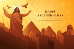 https://www.freepik.com/premium-vector/ascension-day-with-jesus-pyramids_8401145.htm#page=1&query=ascension day&position=30