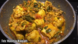 Ayam woku belanga untuk lebaran. | Dokumentasi pribadi