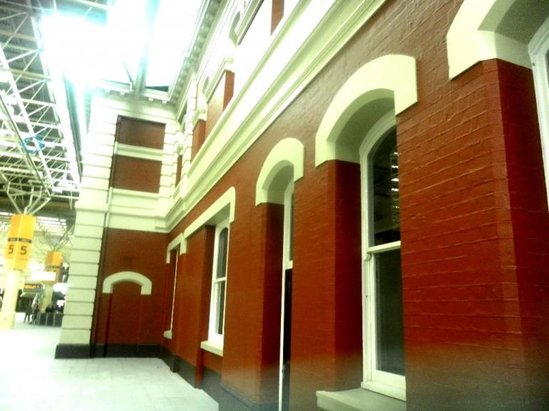 Bangunan Stasiun K.A Perth bagian dalam (dok pribadi)