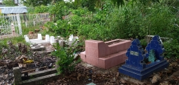 Pekuburan Sudiang nampak kumuh (dokpri/subhan)